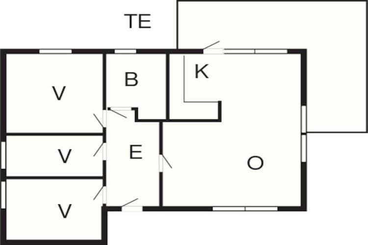 Three-Bedroom Holiday Home In Utvik 1 Reed 외부 사진